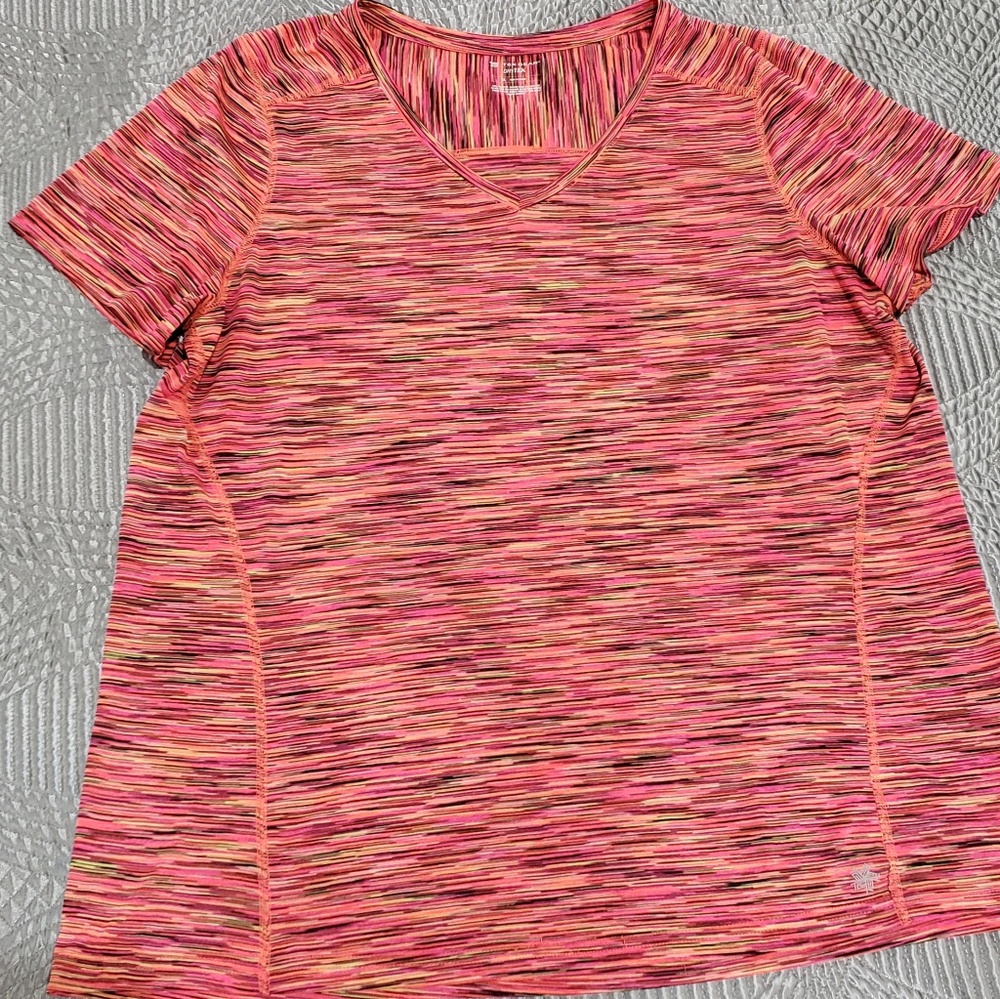 Tek Gear Dry Tek V Neck Workout Tee